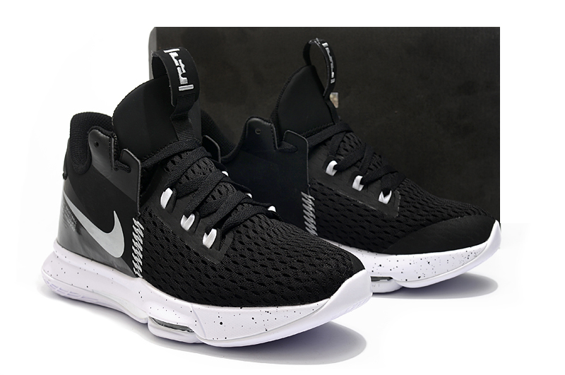 Nike LeBron Witness 5 All Black White Shoes